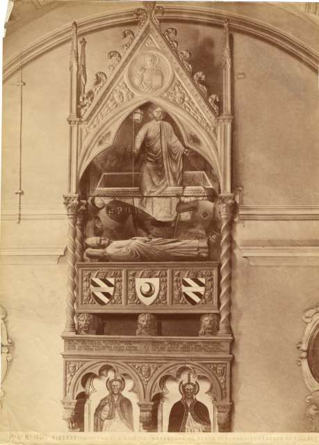 Alinari, Fratelli — Firenze - Chiostro di S. Spirito. Monumento al Beato Neri Corsini vescovo di Fiesole — insieme